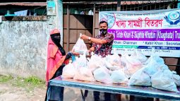 দ্বিতীয় বারের মতো – হাজী তোতাব খান ও সুফিয়া খাতুন ট্রাস্ট এর অর্থায়নেখাদ্য সামগ্রী বিতরণ